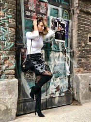 STARLIGHT schwarzer Rock mit Sternen aus hochwertigsten Materialien