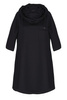 Sukienka ROSA HOLLY HOODIE BLACK