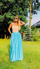 Spódnica PASTEL MAXI LAZUR