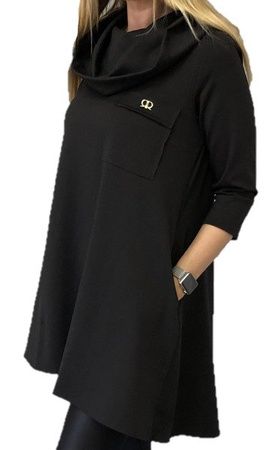 Sukienka ROSA HOLLY HOODIE BLACK